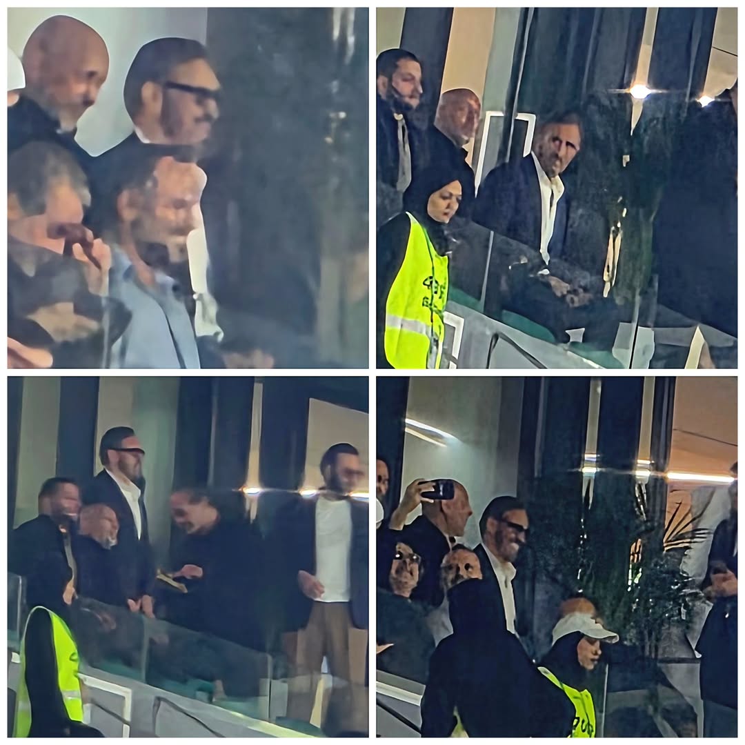 الفنان كاظم الساهر يتابع مباراة الأردن والعراق برفقة نجله وسام من استاد المدينة التعليمية في قطر #الأردن 