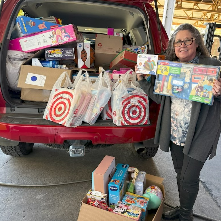 CommFoodBankFW's tweet photo. MANY THANKS to Bank of America for collecting and donating much needed toys for our 2025 Christmas Toy Giveaway. You all have made Christmas merry and bright for many little children! THANK YOU! https://t.co/00jUyD7tLd