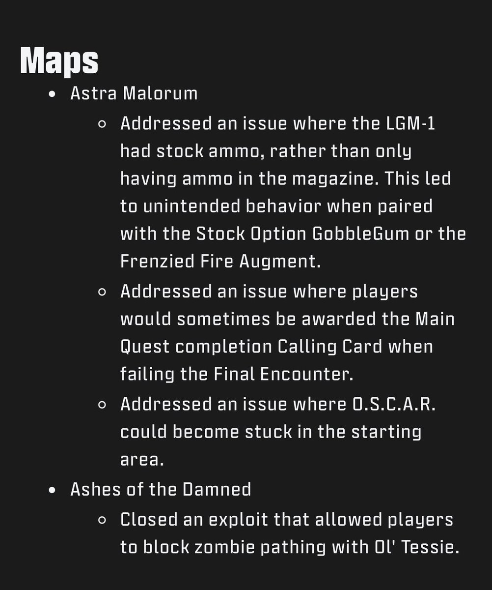 COD: Zombies News tweet media