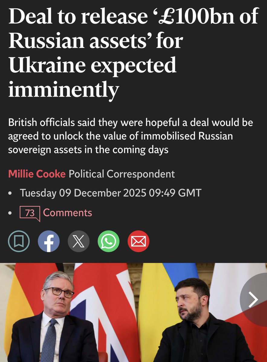 £100bn to Ukraine. The never ending pipeline of gargantuan sums of money. And meanwhile in the UK, we all get hammered with tax rises. Keir Starmer appears to be more concerned with funding Ukraine than supporting our farmers, pensioners, disabled and small businesses.