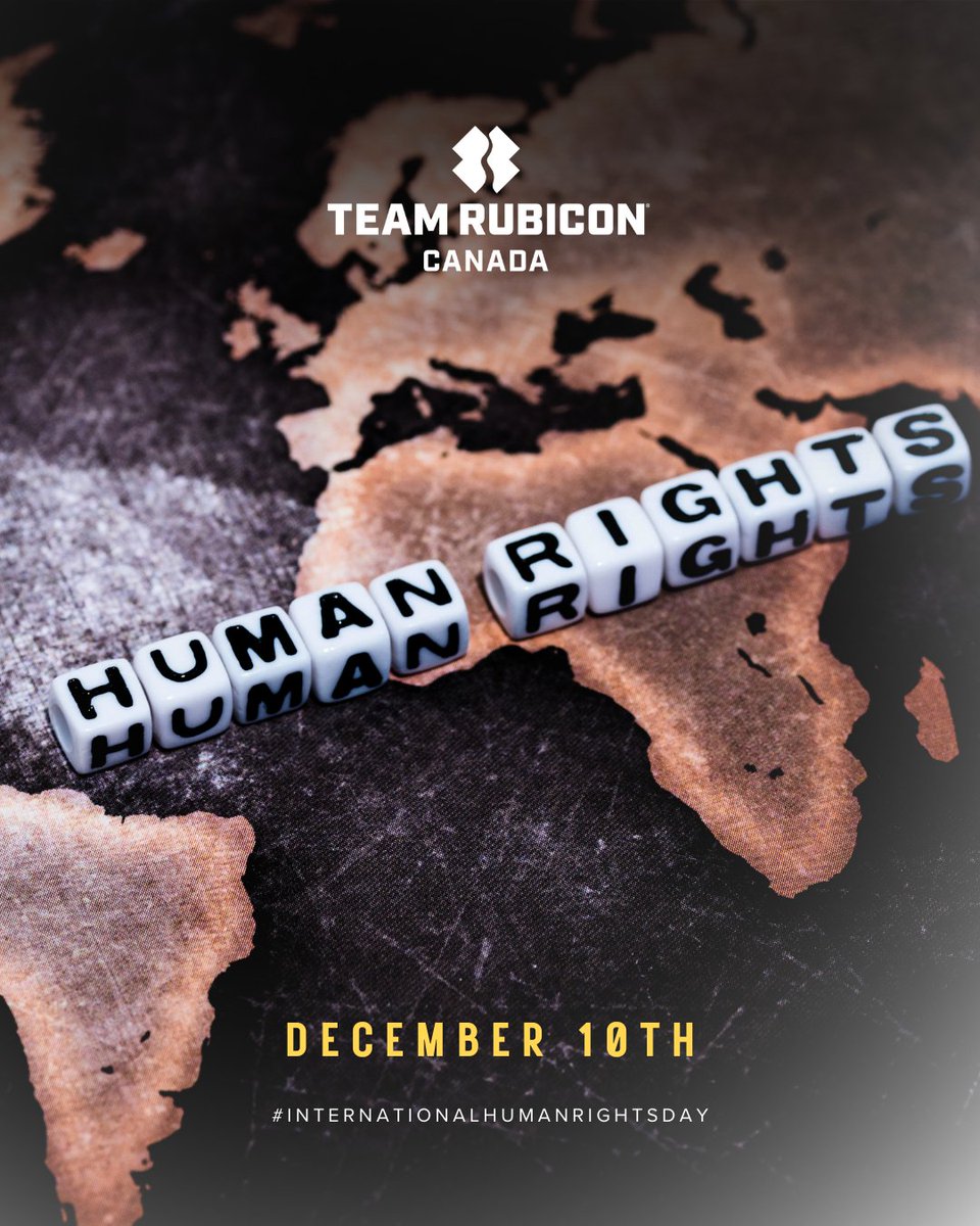 On International Human Rights Day, we honour the universal rights that connect us all. May we continue to build a world where respect, equality, and compassion guide our actions every day.

#TeamRubiconCanada #InternationalHumanRightsDay