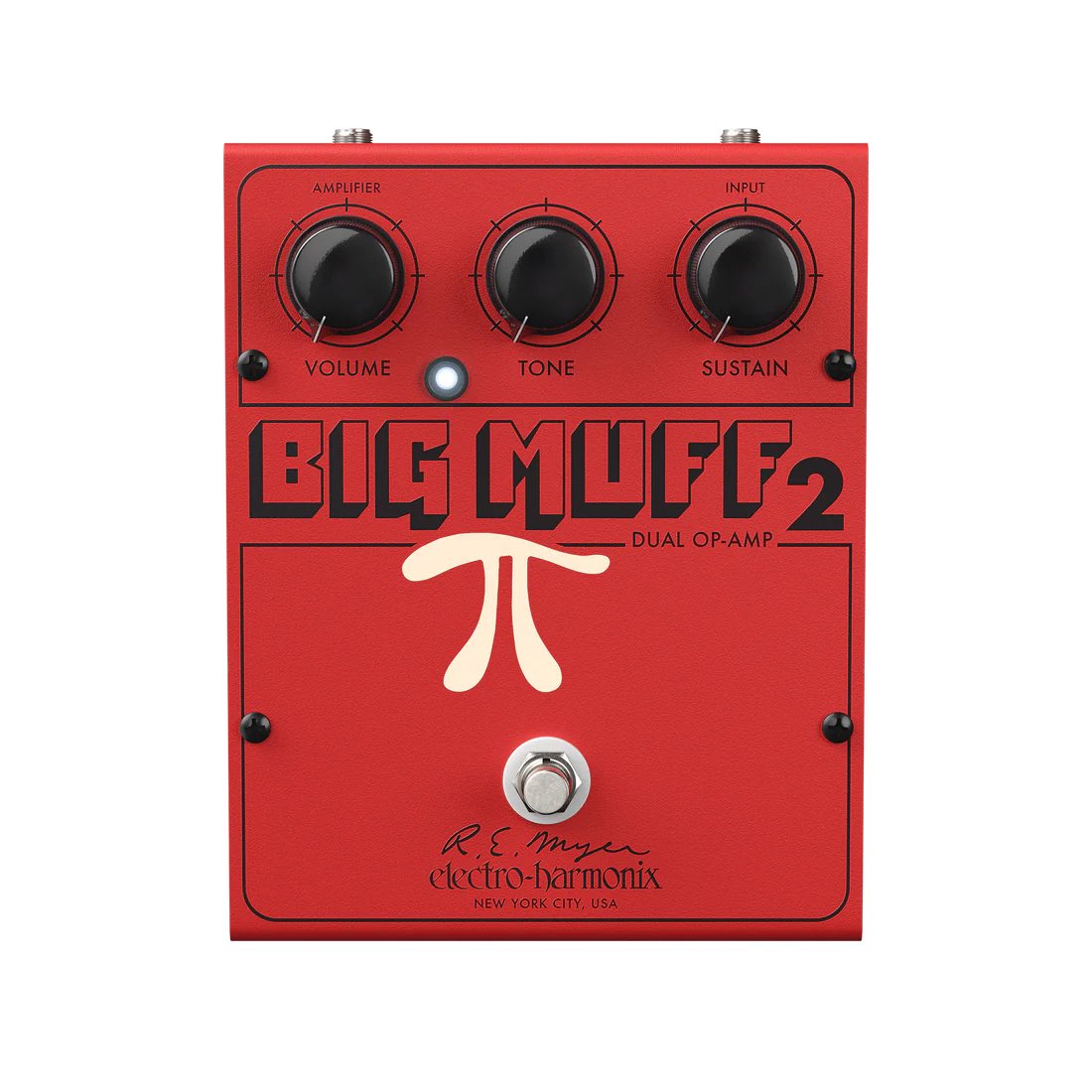 エレハモとJHS PedalsのコラボしたBIG MUFF 2が発売されることになり