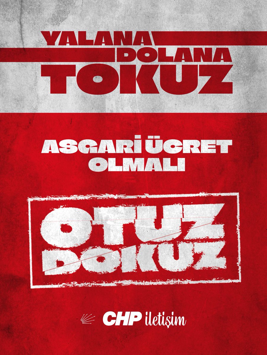 Yalana dolana tokuz. 
Asgari ücret olmalı otuz dokuz!