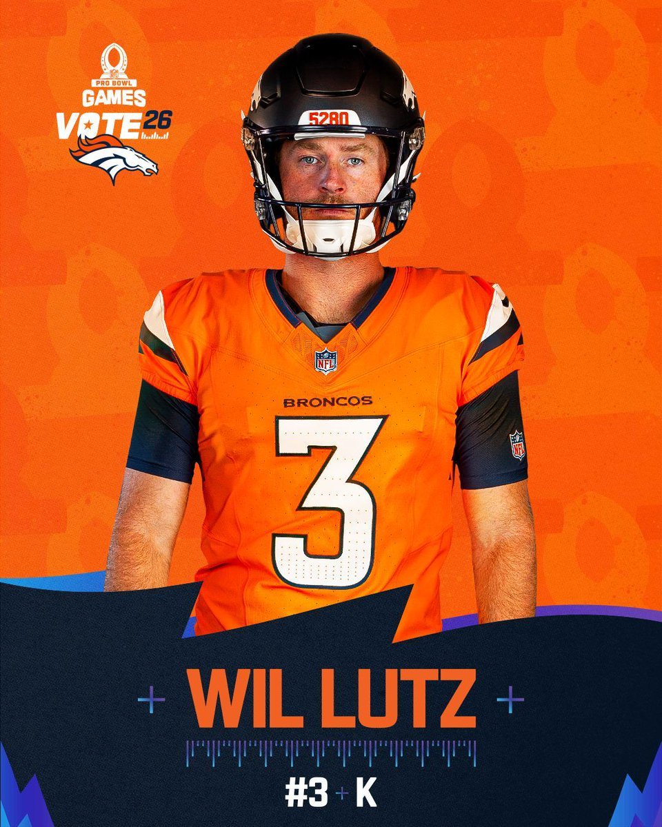 Get Clutch Lutz to the #ProBowl!
RT to #ProBowlVote for @wil_lutz5