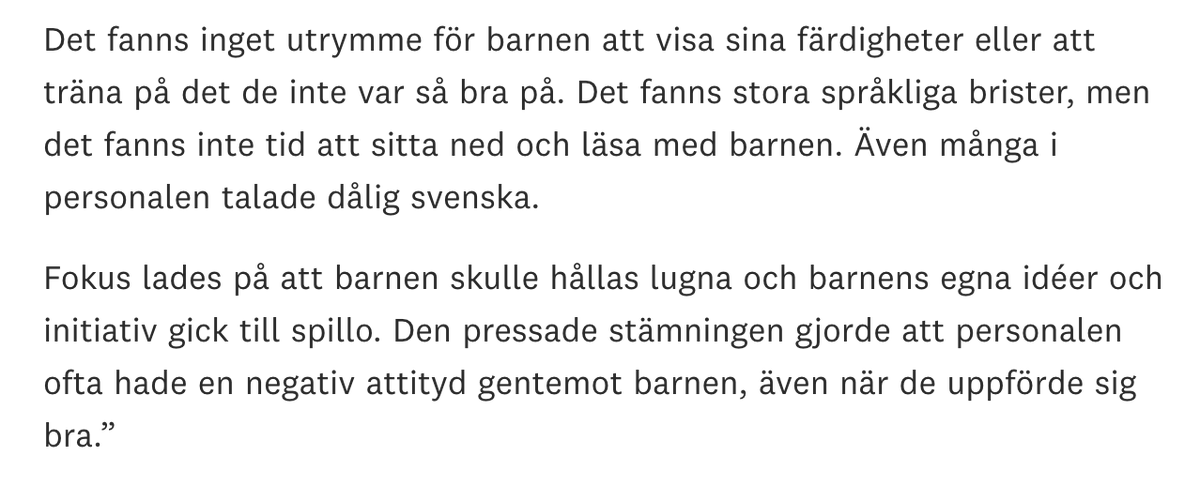 Här är ett exempel på hur illa det kan gå när det är för lite resurser.
altinget.se/artikel/jamlik…