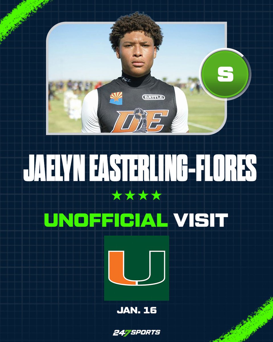 BrandonHuffman's tweet image. Goodyear (Ariz.) Desert Edge 2028 athlete Jaelyn Easterling-Flores is set for an ACC unofficial visit next month and has a few other schools sticking out 247sports.com/article/-2028-…