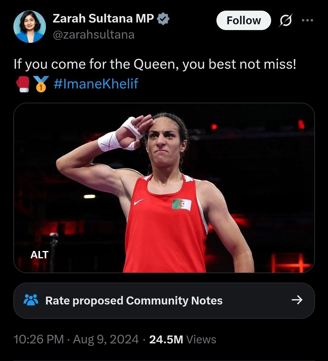 <a href="/zarahsultana/">Zarah Sultana MP</a> I know, right? Imagine thinking that men from say a culture or even religion that denies women &amp; girls an education, denies them a voice, denies them a face, denies them the right to go outside, and even forces them into sensory deprivation tents so they can't even enjoy the sun
