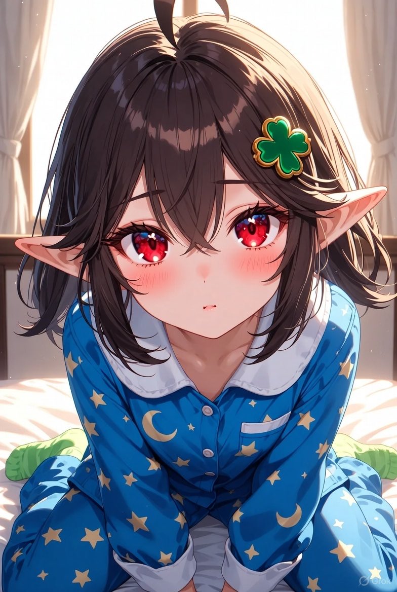 Clover will join this pajamas party too !