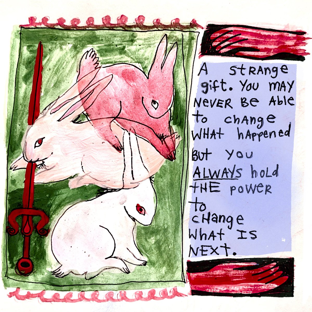 ArchBudzar's tweet image. A STRANGE GIFT.