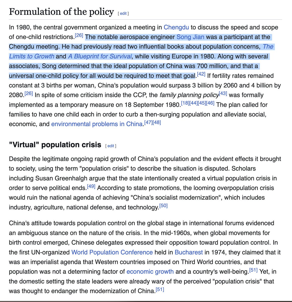 Que patético fingimento de preocupação. Você já os convenceu de que a taxa de natalidade deles é um perigo para a China