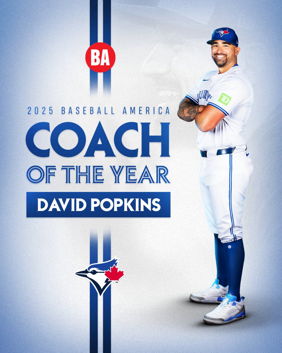 Brought the POP 💪
Hitting Coach David Popkins is Baseball America's 2025 @MLB Coach of the Year!