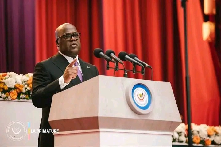 LBarakyanga's tweet photo. Félix Tshisekedi dans  son dernier discours à la nation: « L'accord signé à Washington sera le dernier pour moi, et si Kagame ne le respecte pas cette fois-ci, j'utiliserai la force ultime. https://t.co/9JmedlzyqH