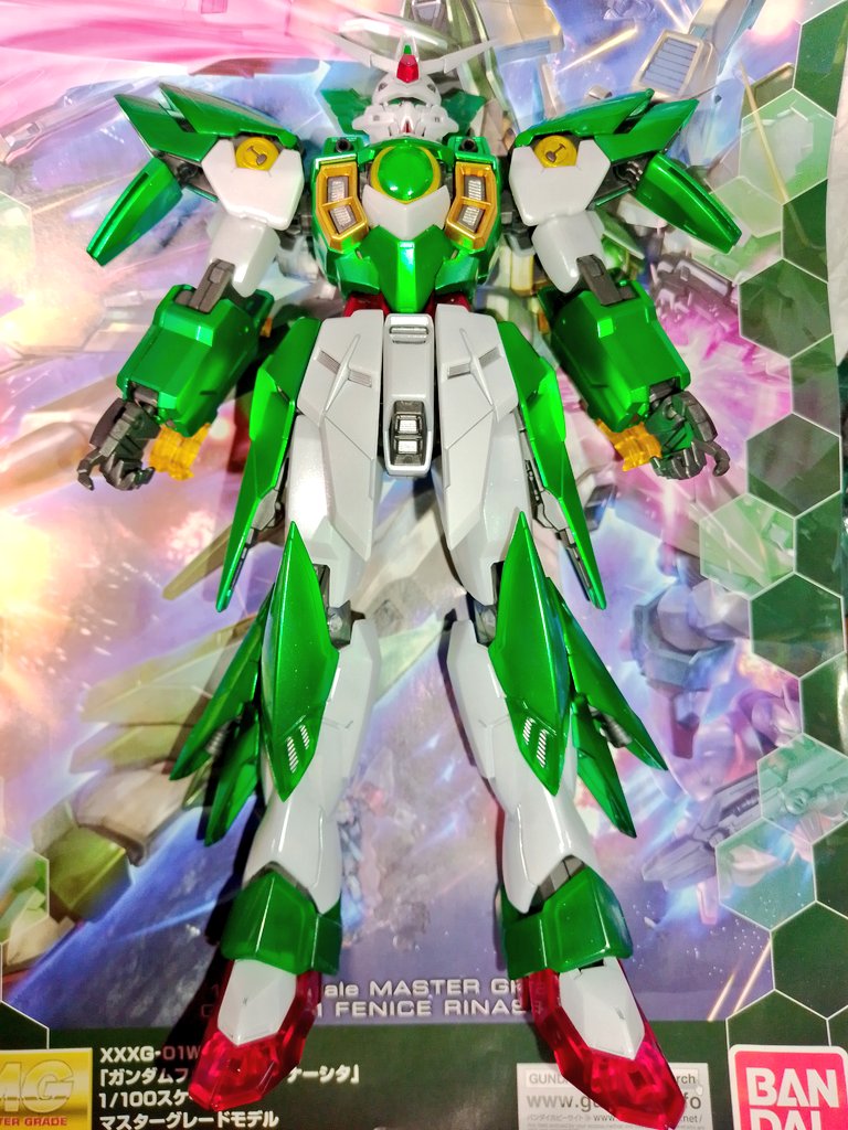 MG ガンダムフェニーチェ リナスキータ (クリアカラー) ガンダムベースで買ったMGガンダムフェニーチェリナーシタクリアカラー