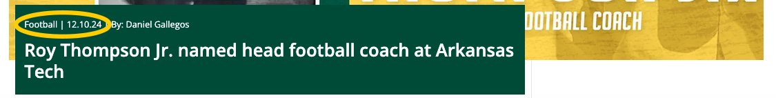If you look closely at this screenshot, something really great happened 1 year ago today!

Since that day, Coach Thompson and his staff would #GoToWork and brought us 1st winning season since 2017 and the program's 1st postseason game since 2017 as well!

#FightOn | #GoToWork