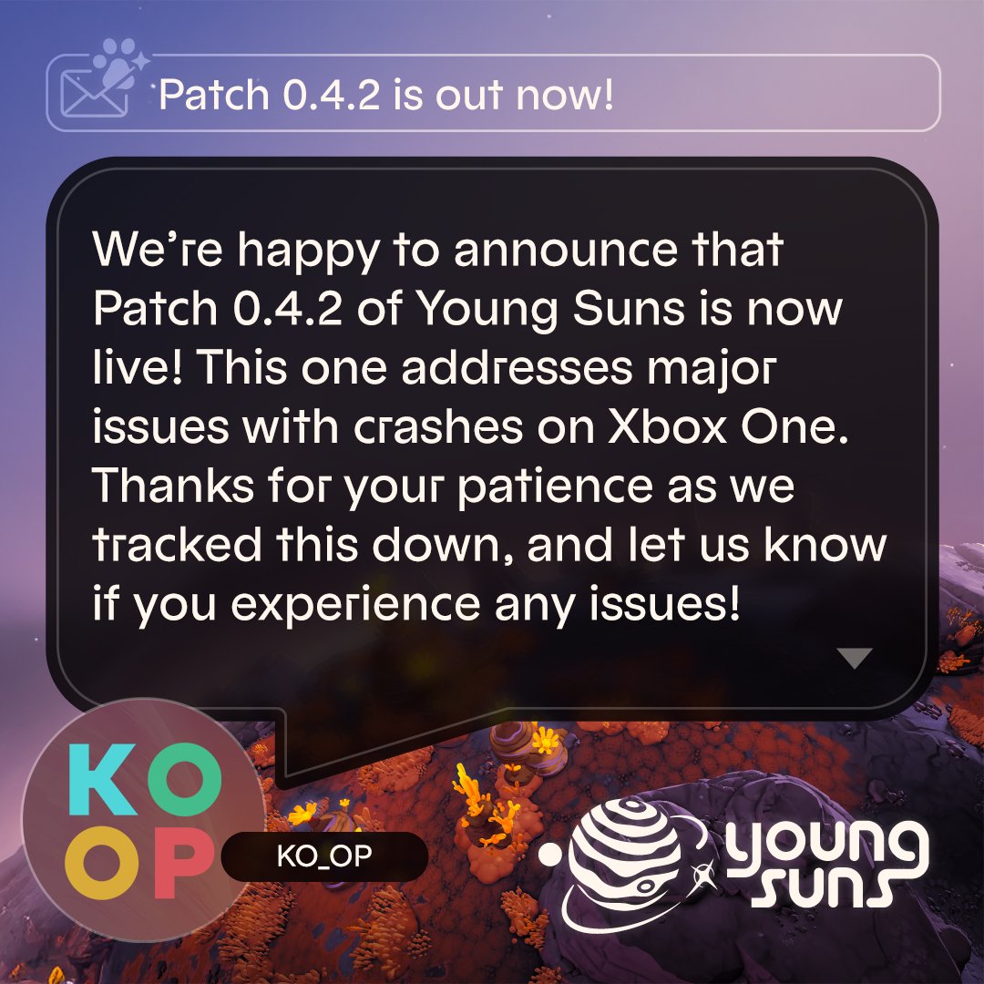 KO_OP: 🪐 Young Suns Available Now! tweet media