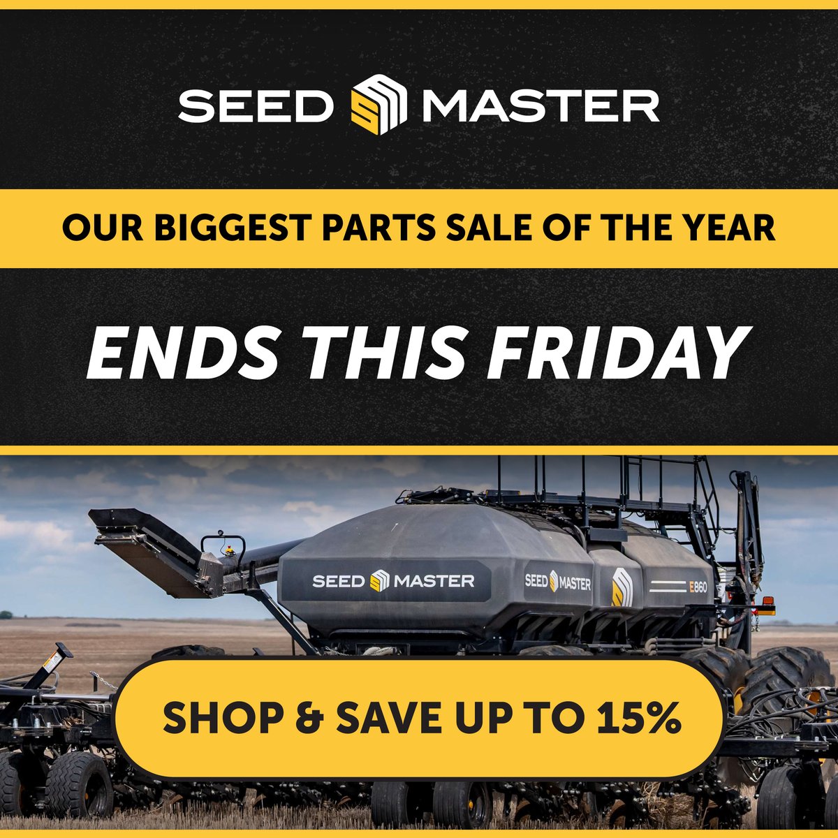 ⏰ Last chance! SeedMaster’s Parts Upgrade Event ends THIS Friday.
Save up to 15% on Genuine OEM parts, upgrade wear points, stock key components, and get ahead of spring.

Submit your Parts Quote Form now to lock in the year’s lowest pricing:
➡️ seedmaster.ca/parts-upgrade-…
