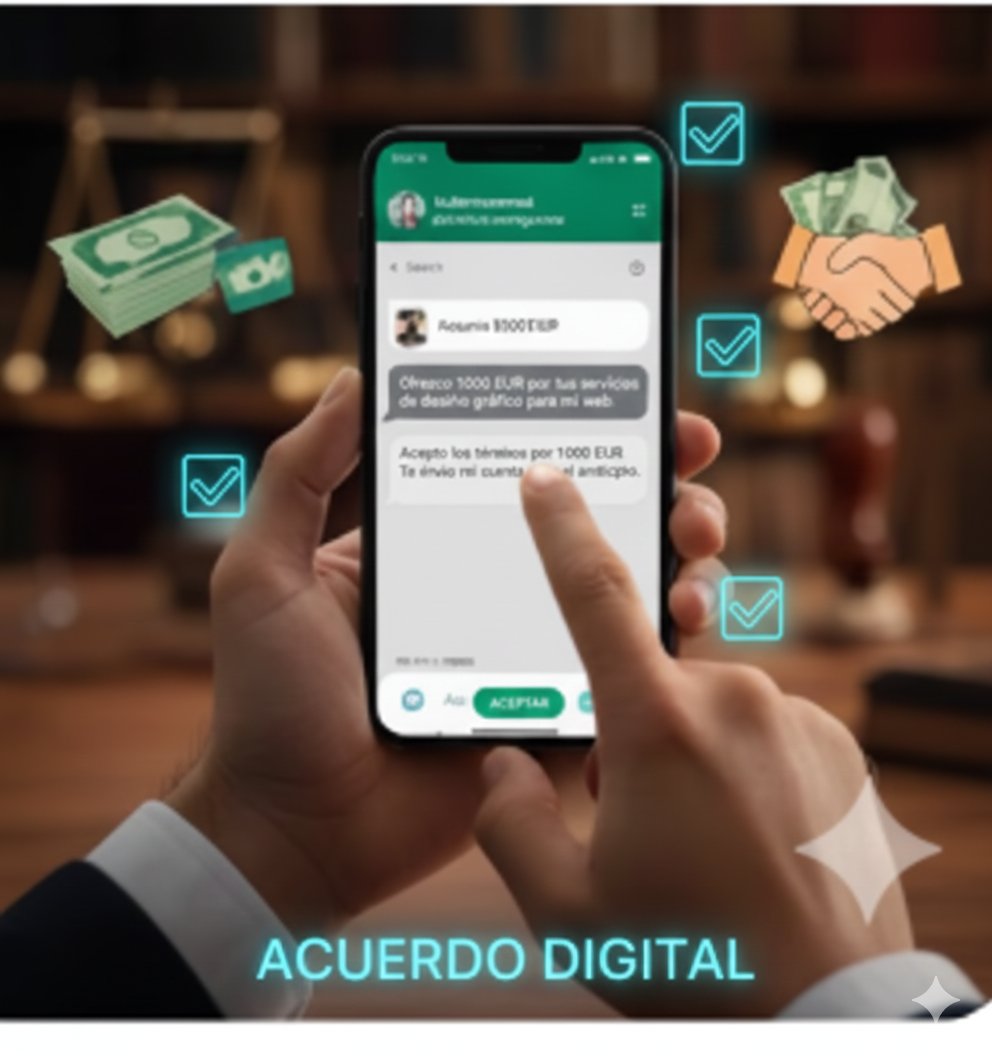 NERVELEGAL's tweet photo. ¿Sabías que un chat puede ser un contrato? ⚖️📱
Tu teclado es ahora tu nueva pluma ✒️✨ úsala con responsabilidad… el contrato está a un clic de distancia.
Lee más 👉 https://t.co/kY7a1kK3NV
#NerveLegal #ContratosDigitales #LegalTech #WhatsApp #LeyDigital https://t.co/dnuJ8hcNmi