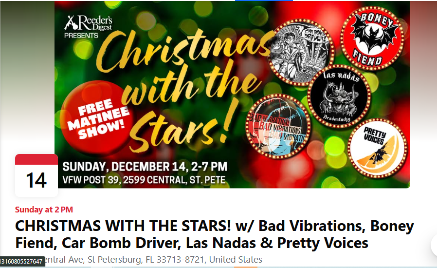 PrettyVoicesFL's tweet photo. Playing out Sunday afternoon in St Pete! https://t.co/PYEoghpCPy