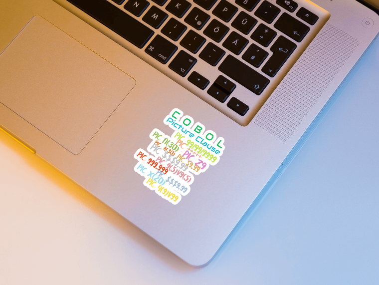 shirtparking's tweet image. How about tech stickers! This is &apos;Picture Clause in Cobol Programming Sticker&apos; @zazzle  zazzle.ca/picture_clause… via @zazzle #COBOL #MainframeLife #programmermindset #PictureClause #Stickers #Shirtparking