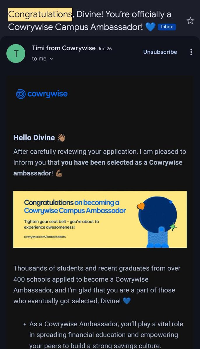 Techie_thevine's tweet image. From a shaky desktop at Starlab, interning at Cowrywise &amp;amp; completing 40+ projects I’ve grown with nothing but faith, grit and a phone.

To keep going in my 200L AI/ML journey, I need a laptop. Goal: ₦350k

Moniepoint – 7043948424
Banjoko Divine Ayomide
Your help or RT helps 🩵