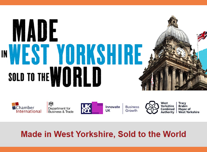 ChamberInt's tweet photo. Connect with export experts and business leaders at “Made in West Yorkshire, Sold to the World” on 9 Feb 2026. 

Gain insights on overseas growth and access tailored support for your business. 

Reserve your spot today: https://t.co/dltXbUBWOd

#ChamberInt 📞+44 0845 034 7200 https://t.co/gYE744IQuS