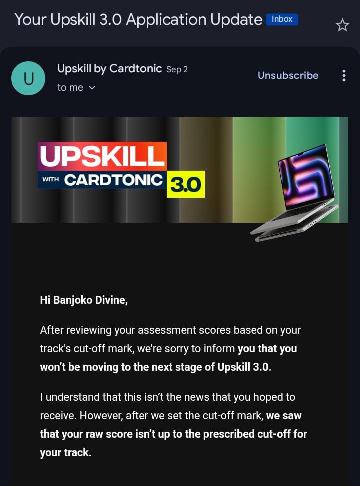 Techie_thevine's tweet image. From a shaky desktop at Starlab, interning at Cowrywise &amp;amp; completing 40+ projects I’ve grown with nothing but faith, grit and a phone.

To keep going in my 200L AI/ML journey, I need a laptop. Goal: ₦350k

Moniepoint – 7043948424
Banjoko Divine Ayomide
Your help or RT helps 🩵