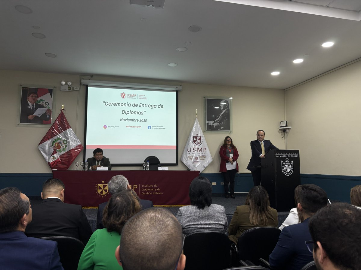 Instituto de Gobierno y de Gestión Pública USMP tweet media