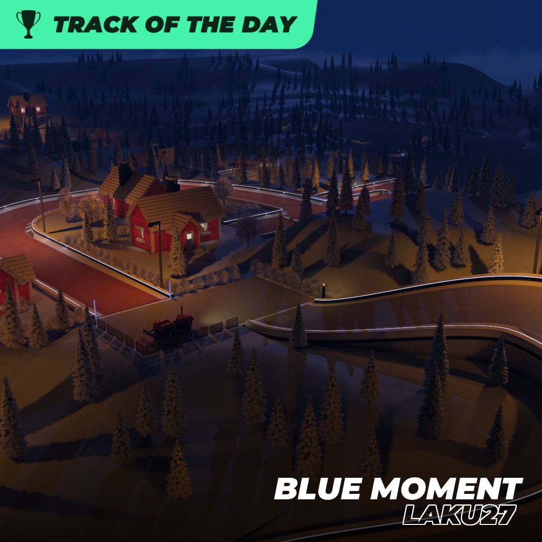 Trackmania's tweet image. Wintery vibes today on this track by Laku!