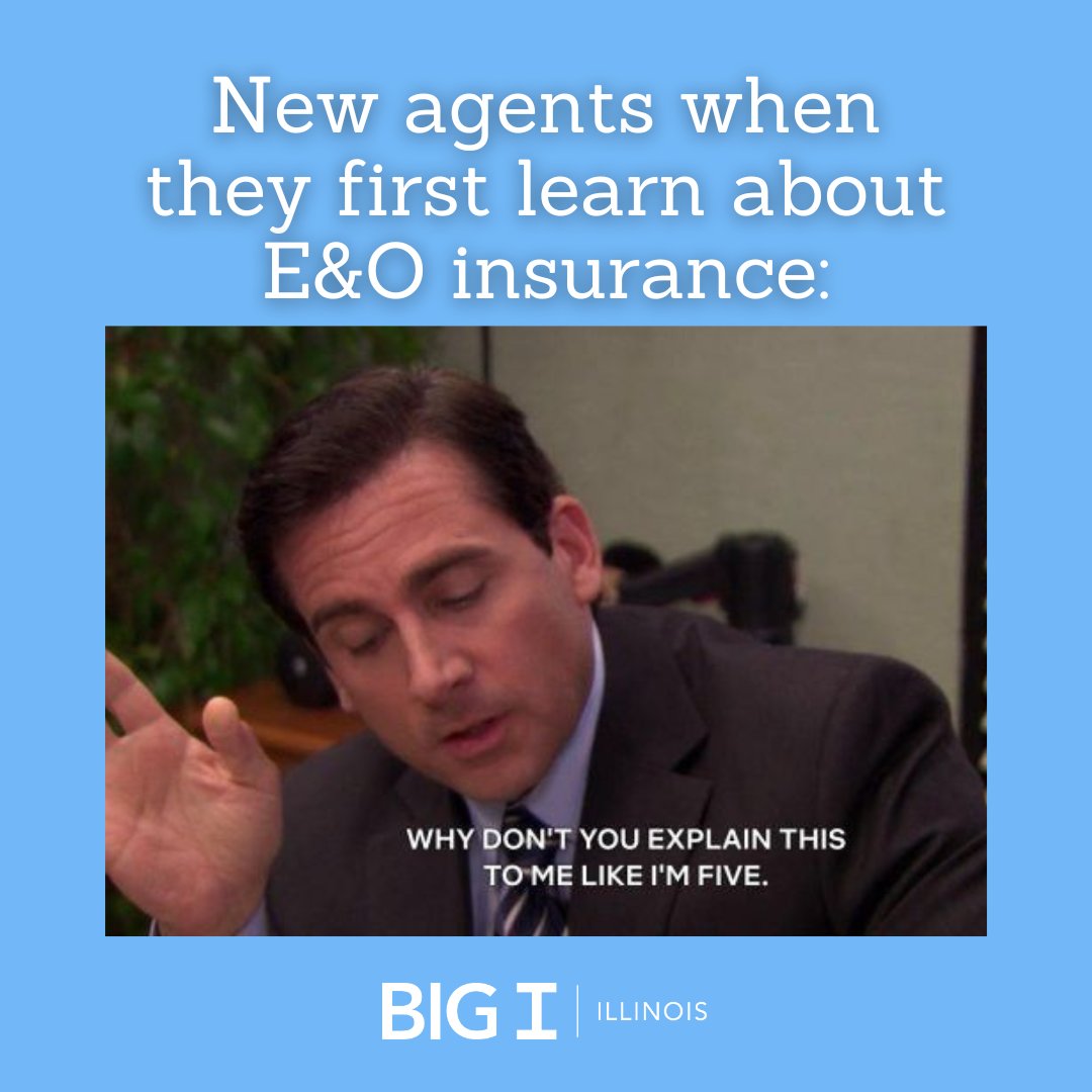 IllinoisBigI's tweet image. Who can relate? 🤣 Even if you're a seasoned pro in the insurance industry, there's always plenty to learn when it comes to E&amp;amp;O insurance. View our resources and learn more here: zurl.co/X0zah

#insurance #errorsandomissions