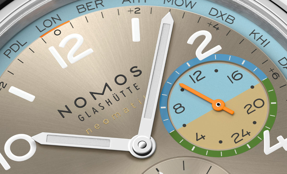 MrStateless's tweet image. Nomos unveils two new Club Sport Neomatik Worldtimer editions: Roam &amp;amp; Reverie ⏱️✨
Fresh champagne dials, distinct color palettes, and the signature world time mechanism 🌍.

Full story at mrstateless.com 👇

#Nomos #Worldtimer #WatchNews #Horology #Watches #mrstateless