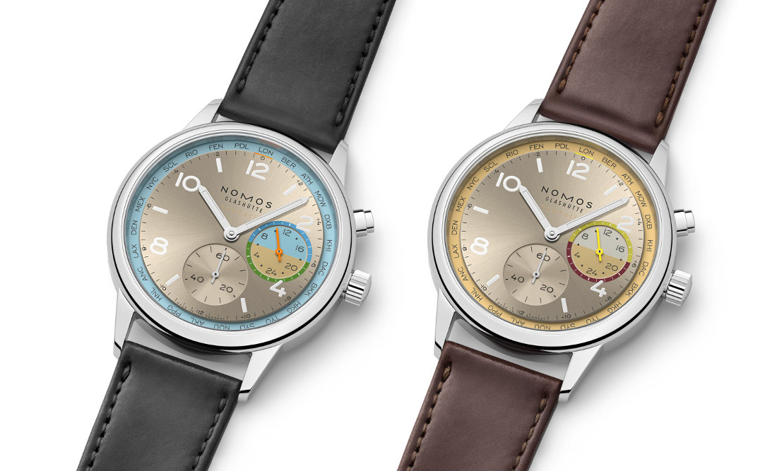MrStateless's tweet image. Nomos unveils two new Club Sport Neomatik Worldtimer editions: Roam &amp;amp; Reverie ⏱️✨
Fresh champagne dials, distinct color palettes, and the signature world time mechanism 🌍.

Full story at mrstateless.com 👇

#Nomos #Worldtimer #WatchNews #Horology #Watches #mrstateless