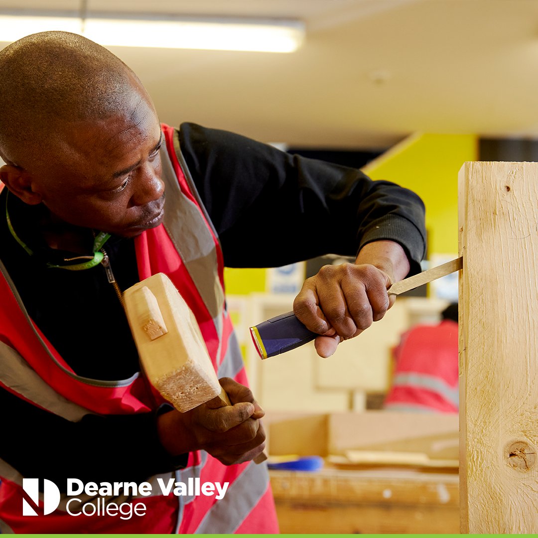 DVCollege's tweet image. Start your Joinery journey with us! 👷‍♀️

Learn how to use machinery, fit kitchens, build partition walls, install doors, work with modern truss roofs, and master timber techniques.

dearne-coll.ac.uk/department/con…

#Construction #Joinery #Carpentry #Joiner #College #DearneValley
