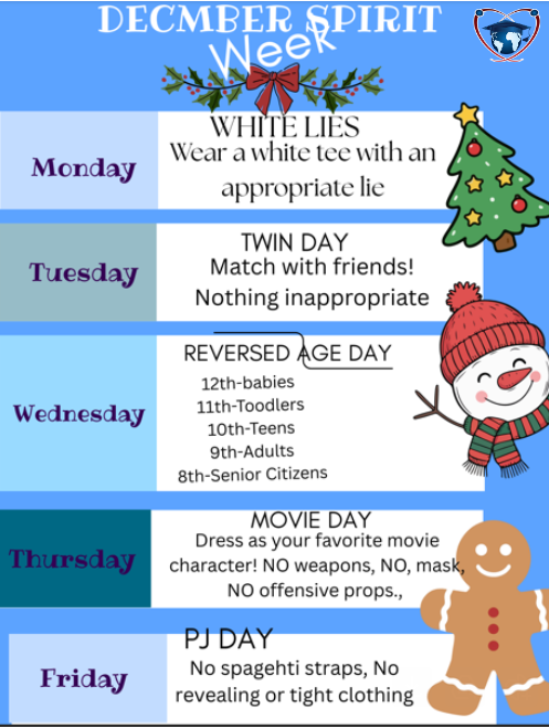 SyracuseAcademy's tweet image. It’s time for a #SpiritWeek at #SASCS High School! 🎉

From December 15th through the 19th, #SASAtoms can show off their school spirit with daily themed outfits, all developed by our Student Government!

Stay tuned for highlights throughout the week! ⚛️

@CharterEmpire