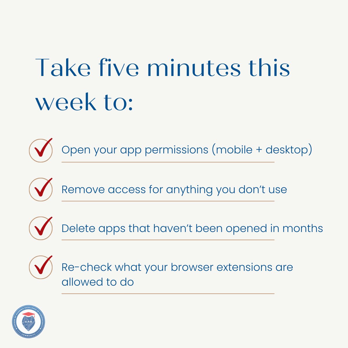 CAE in Cybersecurity Community tweet media