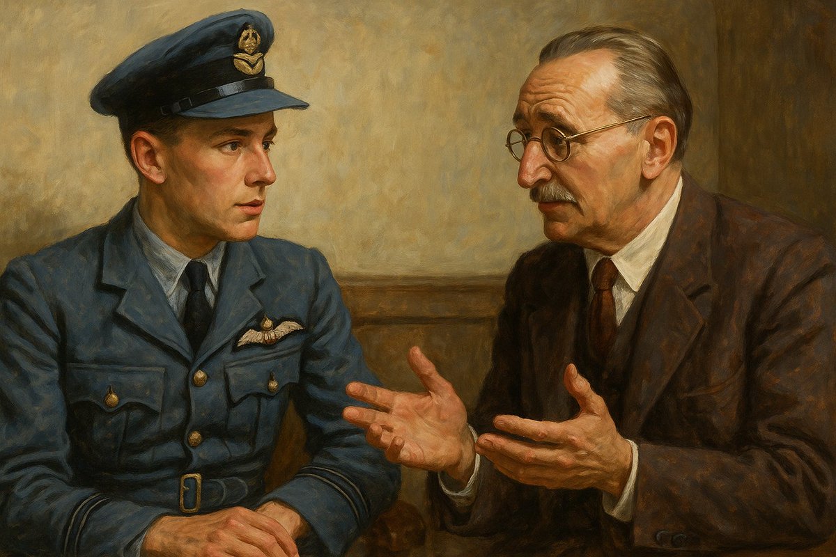 sfliberty's tweet photo. A decorated WWII pilot asked F.A. Hayek how to save his country from socialism.

Hayek told him: "Don't go into politics."

What happened next changed the world.

And it explains why your campus matters more than Congress. 🧵 https://t.co/jLRWq7UDIb