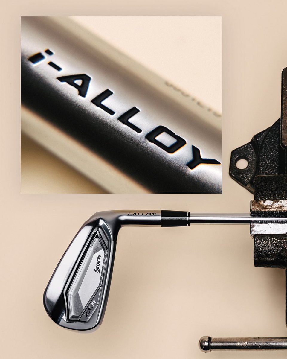 SrixonEurope's tweet photo. The perfect balance of science &amp; sensation.🧪⚖️ That’s i-ALLOY. The softest, most responsive material ever engineered, specifically for game &amp; super game improvement irons. Softer. Quieter. Sweeter.👌

#ZXiR #golftech #golfperformance https://t.co/TOPtUQY4rh