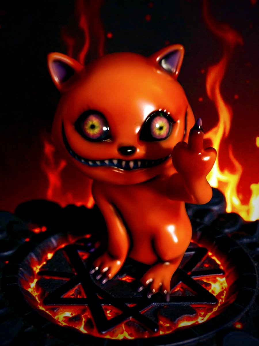 サタニックなTAMA 邪眼かっけぇ #かっこわらい雑貨店 #ワンコン