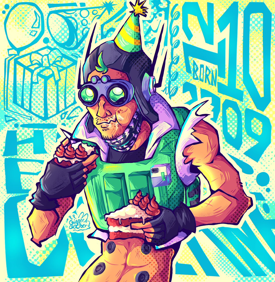 Everyone wish the green skitter bug a happy birthday!!! HAPPY BIRTHDAY OCTANE!!!!!!!!!!!!!!
#ApexLegends