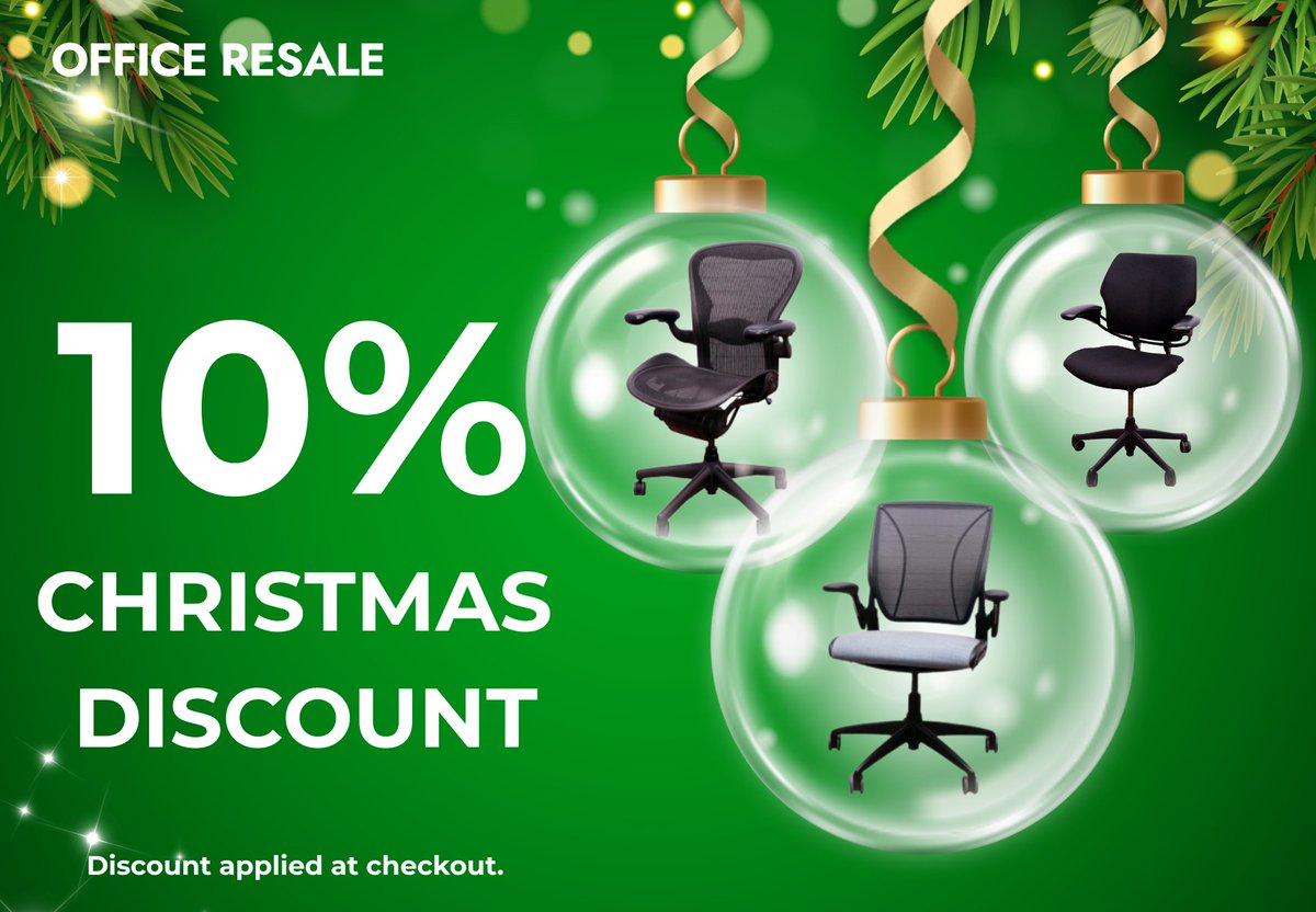 🎄 Deck your workspace, don't delay,
10% off to brighten your day!

Fa-la-la-la-la, la-la-la-la!

Take a look at our festive sale ☃️ 

bit.ly/2ZkhSLE
#RefurbishedOfficeFurniture #SustainableWorkspace #FacMan #ChristmasCheer #UK
