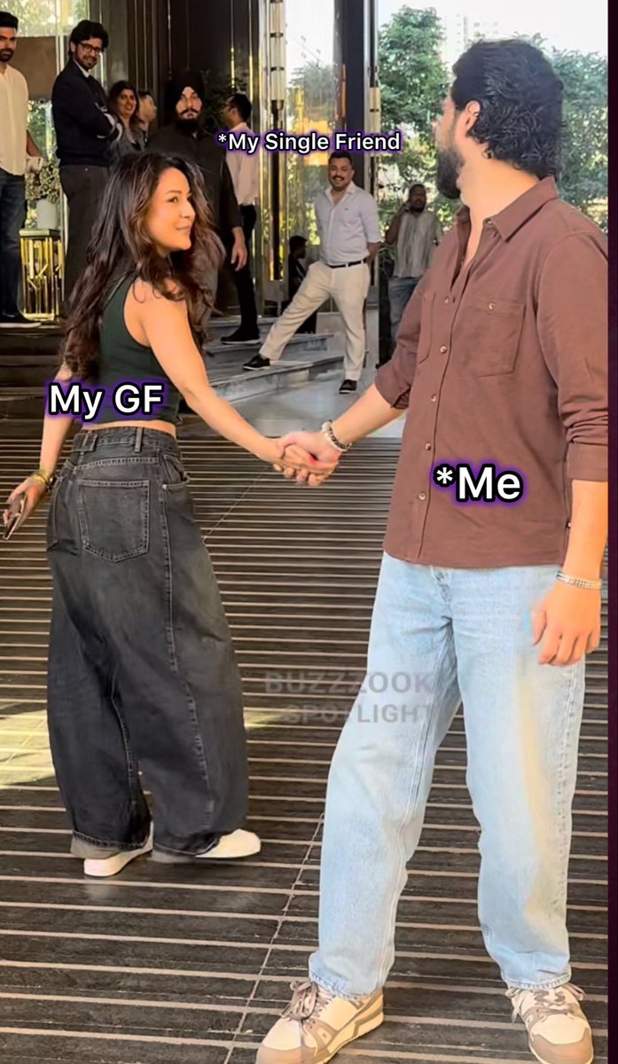 Me with my GF Le Single Friend looking At me😅 #AmaalMallik #ShehnaazGill <a href="/AmaalMallik/">Amaal Mallik</a> <a href="/mourjo/">Mourjo Chatterjee</a>