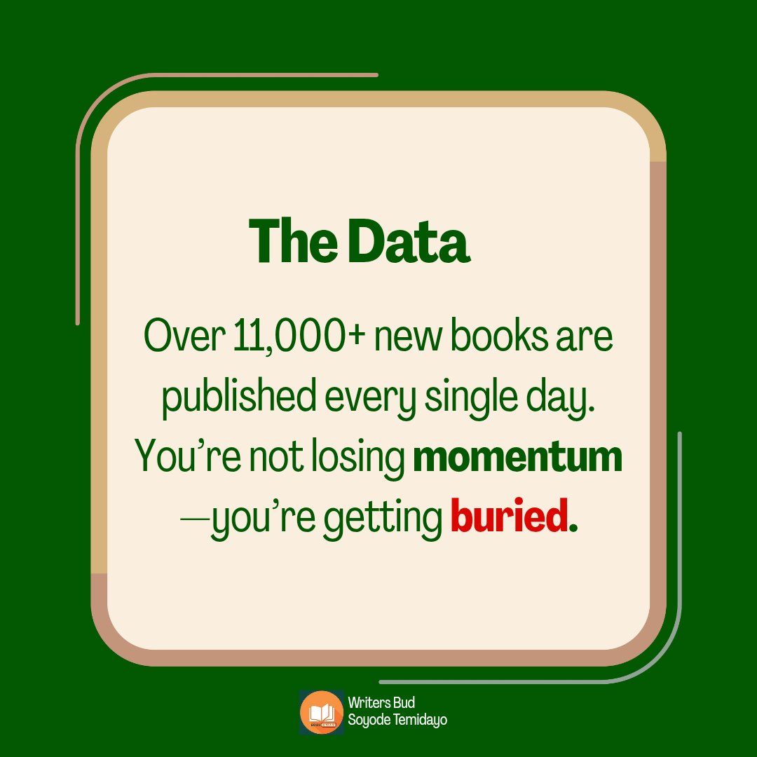 temidayowdt's tweet image. Amazon receives 11,000+ new books every single day.
Your launch isn’t dying — it’s getting buried.
#KDPAuthors #BookProblems
