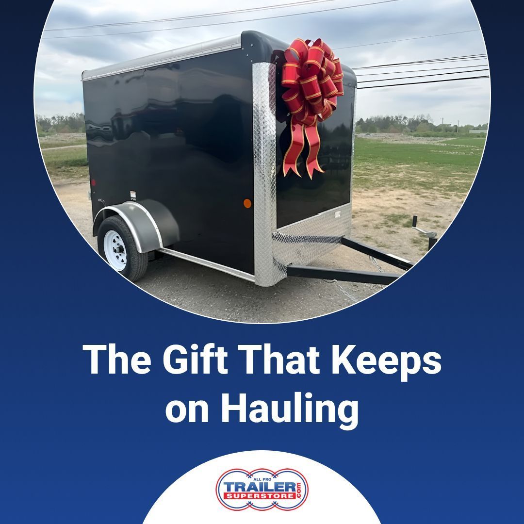 TrailerSStore's tweet image. Looking for a practical #gift that keeps on giving? An All Pro Trailer is the perfect solution for hauling, moving, and making life easier all year round! buff.ly/Wo7s9rw