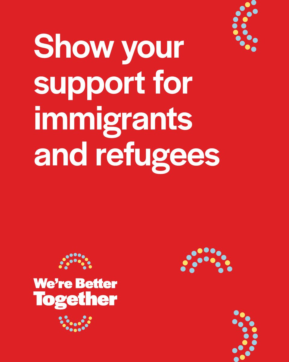 We are proud to be a country that welcomes newcomers, and we expect our leaders to carry on that legacy and make Canada a place where all families can thrive. 

Sign up to show your support for immigrants and refugees.

Sign up to show you agree: BetterTogetherCanada.ca/Take-Action