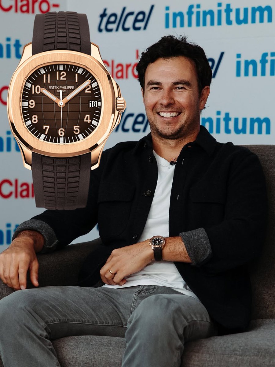 Relojes_GC's tweet photo. Checo Pérez va a guardar otra vez los Patek Philippe en la caja fuerte 😞 https://t.co/SuvYaDq4o9