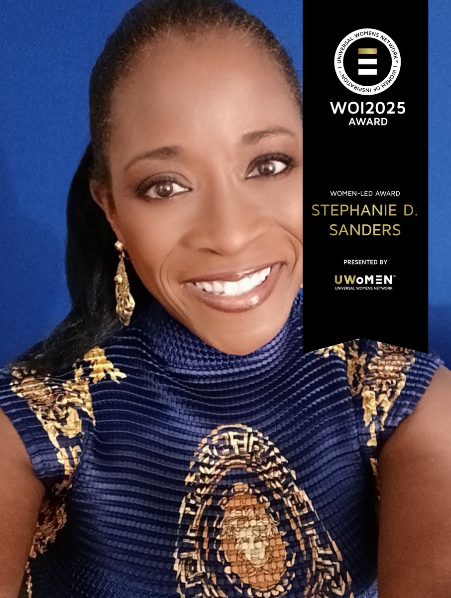 2025 WOMEN OF INSPIRATION™ – Women-Led Award

Celebrating Stephanie D. Sanders, a purpose-led leader championing women and driving change. Women of Inspiration lead, inspire and motivate.

Meet all honourees: bit.ly/48IwIzu

#WomenOfInspiration