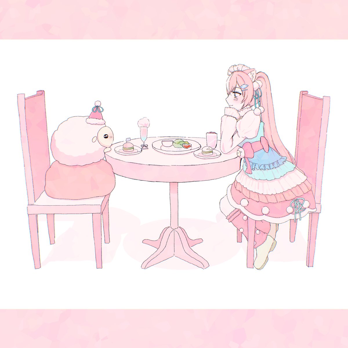 カフェたのしみ💗
#Nari_Art