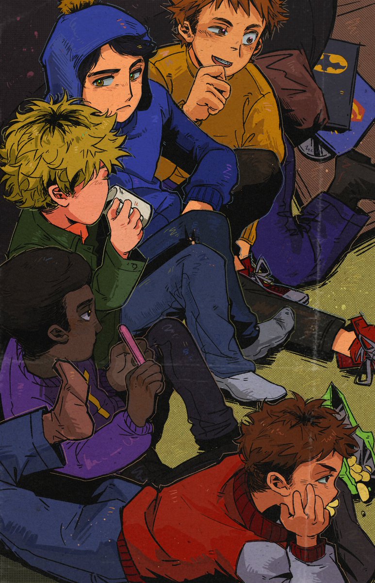 JunYuOctopus's tweet image. #craigandthoseguys #teamcraig #SouthPark #spcreek 
movie night