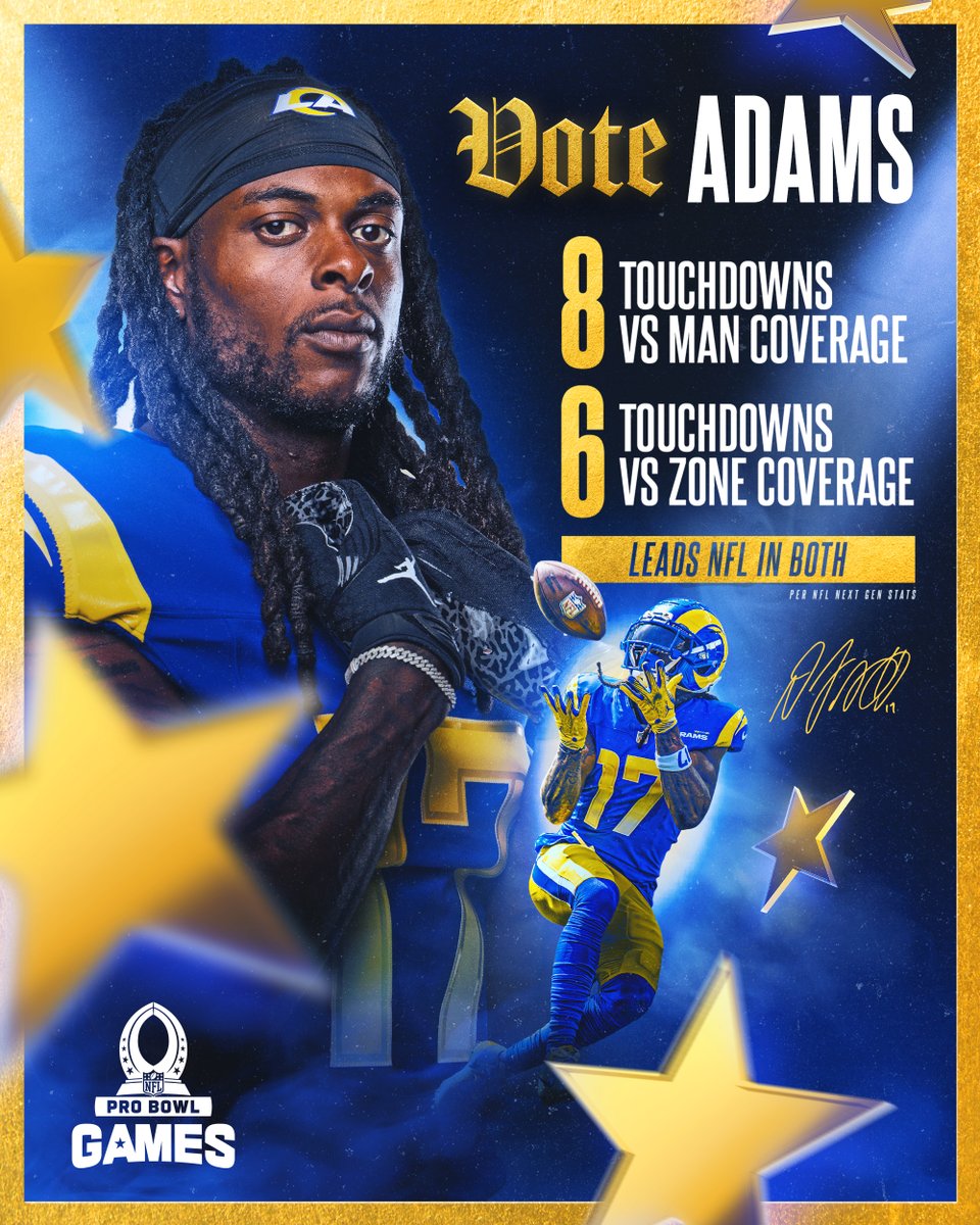 Look ADAMS go 😏
#ProBowlVote @tae15adams