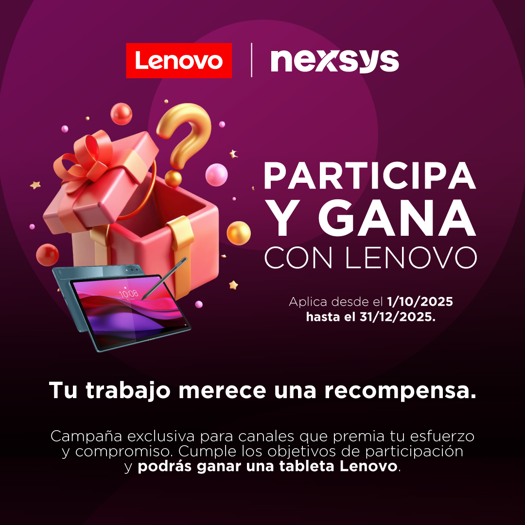 NexsysEcuador's tweet image. 💥 ¡Ganar con Lenovo es más fácil que nunca!
Convierte tus ventas en recompensas reales y demuestra tu talento

Participa Aquí 👉hubs.li/Q03R9Wby0

✔️Más información
💼 Paúl Viera Vallejo
✉️ gerentedeproducto14.ec@nexsysla.com

#Incentivo #Lenovo #Tablets #Nexsys #Premios