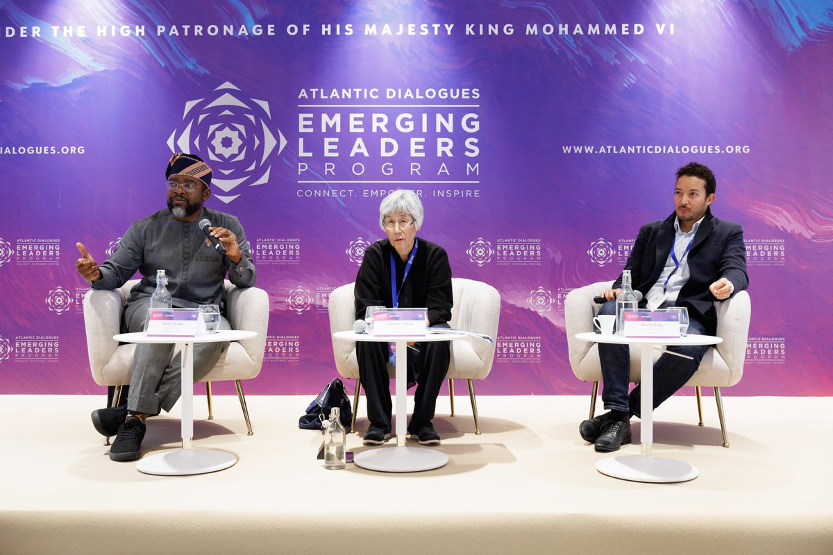 PolicyCenterNS's tweet image. 🔹 Conversation: #Agritech and the Future of #FoodSecurity in #Africa

Our Senior Fellow Isabelle Tsakok and Amine Derj, Co-Founder &amp;amp; CEO of Jodoor, led a discussion moderated by @DebisiAraba, Managing Director at AKADEMIYA2063, examining how #innovation, #technology, and new…